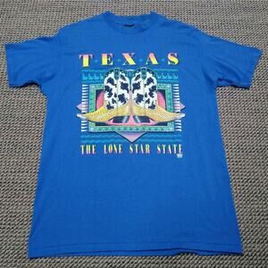 Vintage Tee's Unlimited Texas The Lone Star State Single Stitch T-Shirt XL